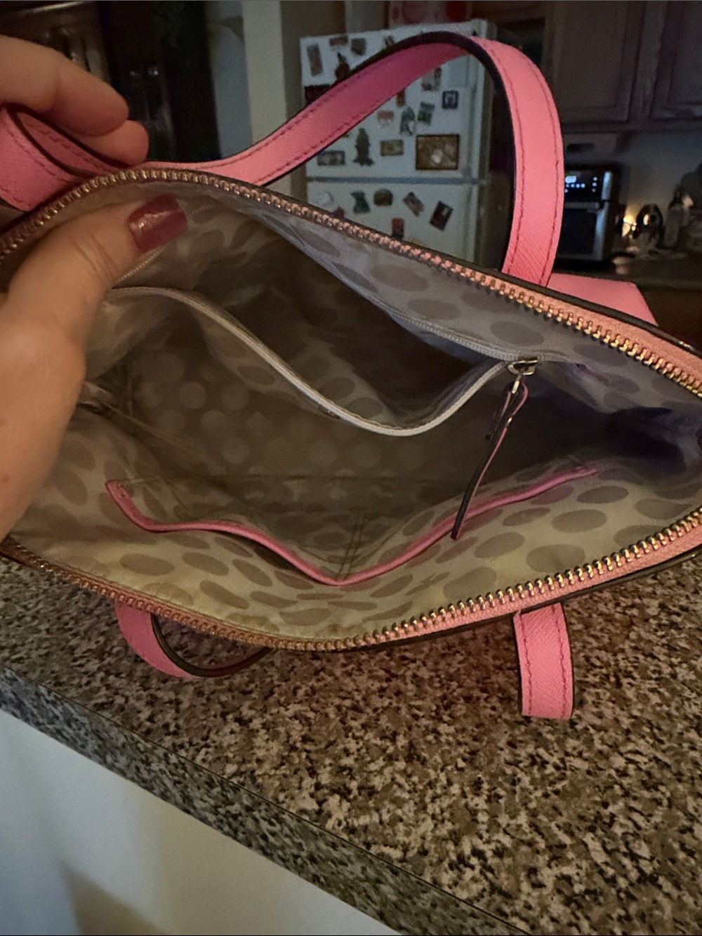 kate spade Coral Pink Dome Satchel - Picture 2 of 4